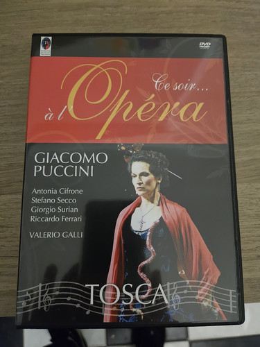 Dvd opera tosca - dvd,