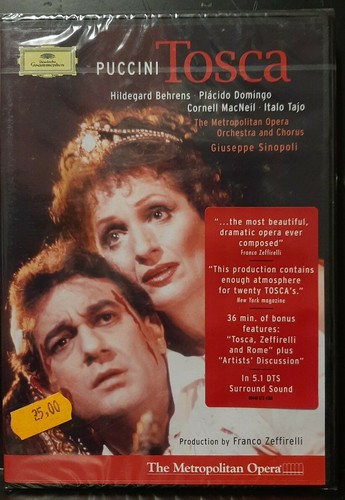 Puccini tosca opera dvd - puccini,