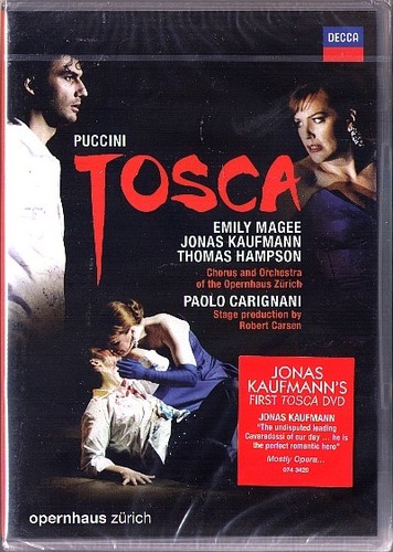 Dvd puccini tosca jonas - dvd, puccini: