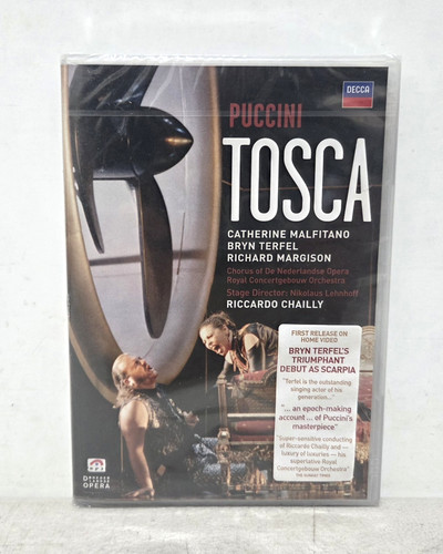 Sealed puccini tosca opera dvd - tosca,